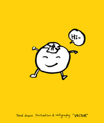 농산물 일러스트 / 손으로 그린 과일과 채소 그림