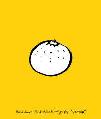 농산물 일러스트 / 손으로 그린 과일과 채소 그림