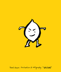 농산물 일러스트 / 손으로 그린 과일과 채소 그림