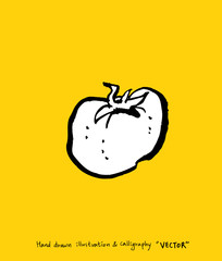 농산물 일러스트 / 손으로 그린 과일과 채소 그림