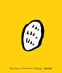 농산물 일러스트 / 손으로 그린 과일과 채소 그림