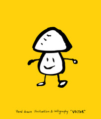 농산물 일러스트 / 손으로 그린 과일과 채소 그림