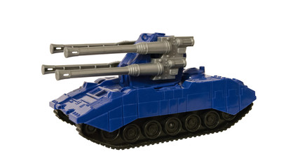 tank toy blue plastic