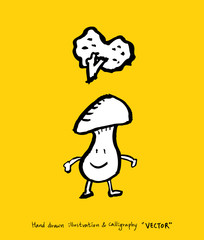 농산물 일러스트 / 손으로 그린 과일과 채소 그림