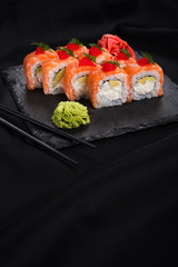 philadelphia sushi with salmon