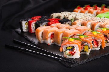 philadelphia sushi with salmon