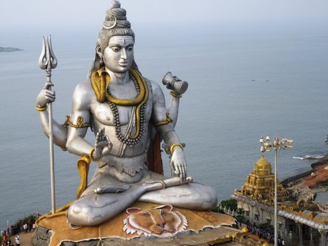 Shiva-Statue in Murudeshwara / S&uuml;dindien