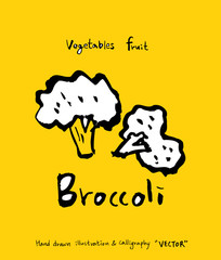 농산물 일러스트 / 손으로 그린 과일과 채소 그림