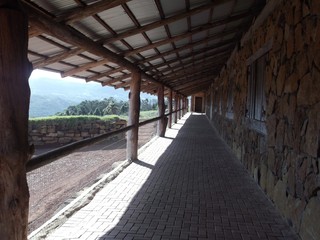 interior of an old house