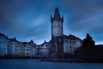 Famous square in prague