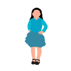  faceless child, girl