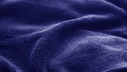 Fototapeta premium Sack cloth texture in blue color.