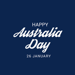 illustration of a Background for Happy Australia Day.