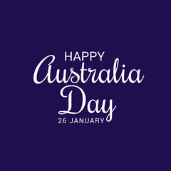 illustration of a Background for Happy Australia Day.