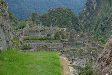 Fototapeta na wymiar Old city of Machu Picchu