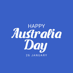 illustration of a Background for Happy Australia Day.