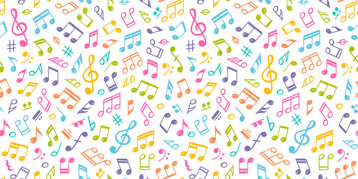 HD wallpaper musical note clip art treble clef notes colorful  illustration  Wallpaper Flare