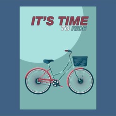 Bicycle Ride More Vector illustration - Vector