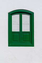 Wooden green window, Lanzarote, Canary © Dmytro Surkov