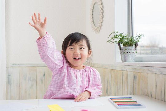 教室の子供