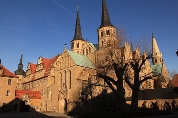 Merseburger Dom mit Schloss von Südwesten
