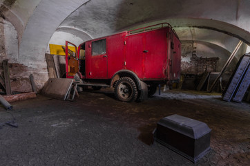 altes feuerwehrauto