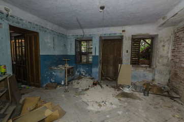 leeres zimmer ein einer villa