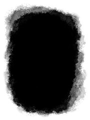 White Decorative Watercolor Photo Edge. Use as Overlay or for Layer/Clipping Mask