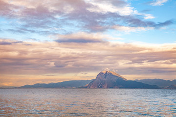 Fototapeta premium sunset over the sea