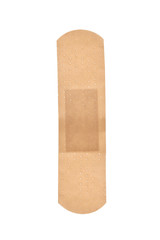 medical plaster isolated on white background with clipping path