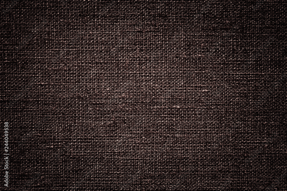 Poster dark red brown linen canvas. the background image, texture.