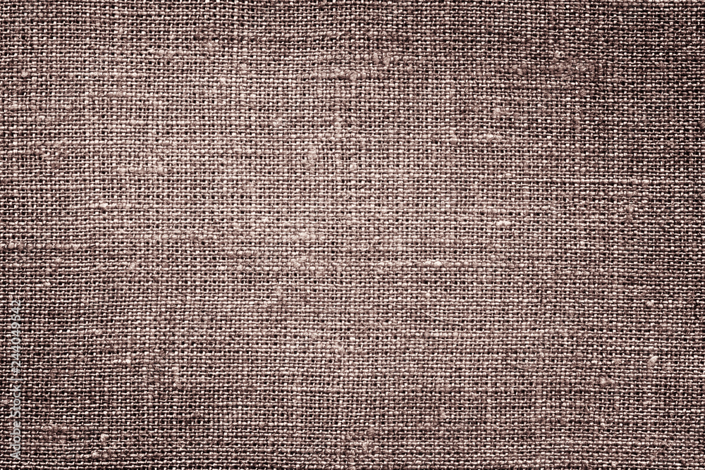 Poster dark red brown linen canvas. the background image, texture.