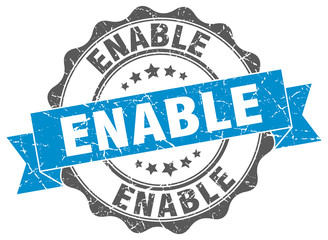 enable stamp. sign. seal
