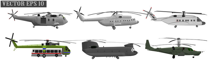Vector helicopter for soldiers © Busran