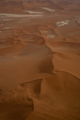 ナミブ砂漠（上空から撮影）