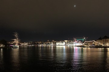 Fototapeta na wymiar Stockholm by night