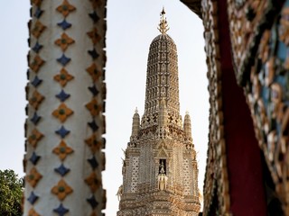 wat arun as a famous landmark in Bangkok, Thailand