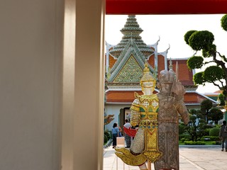 wat arun as a famous landmark in Bangkok, Thailand