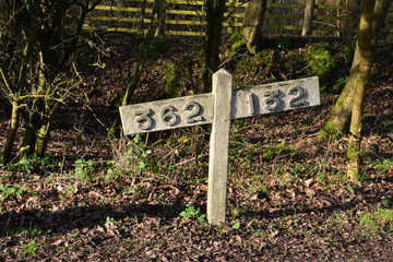 West Grintead railway gradient sign