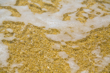 close up of sea foam for backgrounds