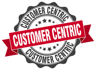 customer centric stamp. sign. seal