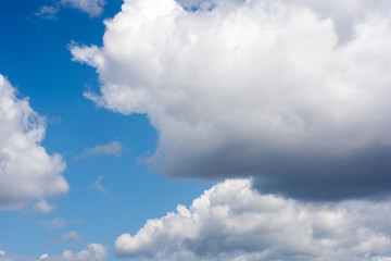 Clouds with blue sky.