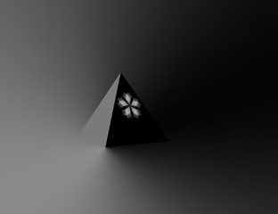 Fototapeta premium Pyramide et symbole