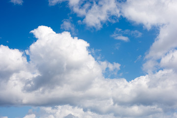 Clouds with blue sky.
