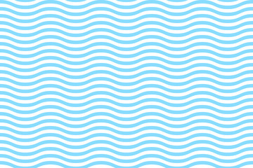 Wave pattern abstract seamless with blue and white color wave background. Stripes design vector illustration.