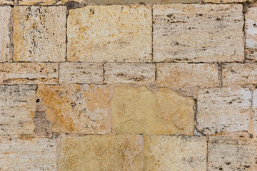 road surface made of natural stone