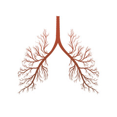 Lungs icon illustration