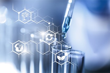 Science laboratory test tubes , laboratory equipment