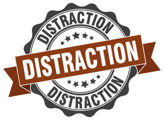 distraction stamp. sign. seal