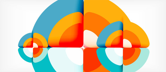 Circle abstract background